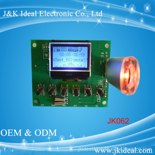 Amplifier LCD fm audio mp3 recordable sound module